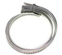 5Pcs/10Pcs Universal Stainless Steel Axle CV Joint Boot Crimp Clamp Kit Driveshaft CV Boot Clamp 25-50mm 50-120mm Adjustable(10pcs L and 10pcs S)