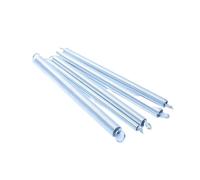5pcs/10pcs Zinc Plated Tension Extension Spring Wire Dia 0.4mm-1.0mm Double Coil Springs Outer Dia 3mm-10mm Length 300mm Various Sizes(0.8 x 10 x 300mm,10 Pcs)