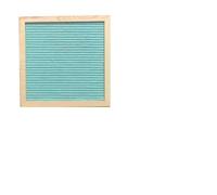 5pcs 10x10 Inch Home Decor Felt Letter Board Convey Information Corkboard Oak Wood Message Boards Decoration for Photos(Green Blue)