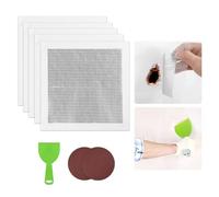 5PCS 10x10Inch Wall Repair Kit, Self Adhesive Drywall Patch, Plasterboard Patch, Safe Mend Plaster, for Broken Walls Repairing or Ceiling Filler