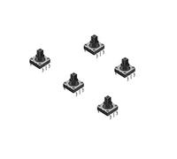 5pcs 10x10mm 6Pin 5 Way Momentary Pushbutton Tactile Switch