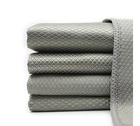5Pcs 11.81x11.81 Inches Microfiber Cleaning Cloth, Chemical-Free, High Absorbency, Reusable for Home & Car, Housework Kitchen Cleaning, Fast Stain Removal, Streak-Free, Lint-Free, Scratch-Free