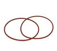 5pcs 110x4 110 * 4 115x4 115 * 4 130x4 130 * 4 OD*Thickness 4MM Thickness Food Grade Red Oil Seal O Ring Gasket Compatible With Automotive Motorcycle Parts(115mm OD)