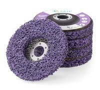5PCS 125mm Strip Discs High-Density Stripping Discs for Angle Grinder Abrasive Grinding Wheels Surface Polishing Strip Wheel for Paint Rust Oxidation Removal (Purple)