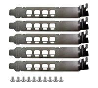 5pcs 12cm Full Height Bracket Adapter 4DP Port Baffle Replacement for NVIDIA Quadro P600 P620 T600 P1000 T1000 Graphic Video Card Baffle