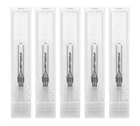 5Pcs 12mm Spiral Router Bit, CNC End Mill Milling Cutter, Tungsten Steel Engraving Machine Bit with Mirror Polishing Blade, High Efficiency Chip Removal for CNC Milling Machine