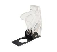 5PCS 12mm Toggle Switch Flip Up Cover Auto Car Boat Truck Illuminated Led, Waterproof Anti-mis-touch (Transparent White)