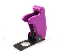 5PCS 12mm Toggle Switch Flip Up Cover Auto Car Boat Truck Illuminated Led, Waterproof Anti-mis-touch (Purple)