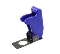 5PCS 12mm Waterproof and Anti-mis-touch Toggle Switch Cover Auto Car Boat Truck Illuminated Led Toggle Switch Flip Up Cover (Blue)