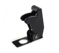 5PCS 12mm Waterproof and Anti-mis-touch Toggle Switch Cover Auto Car Boat Truck Illuminated Led Toggle Switch Flip Up Cover (Black)