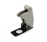 5PCS 12mm Waterproof and Anti-mis-touch Toggle Switch Cover Auto Car Boat Truck Illuminated Led Toggle Switch Flip Up Cover (Gray)