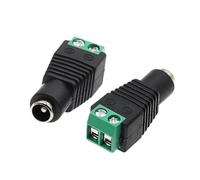 5PCS 12V 2.1 x 5.5mm DC Power Male Plug Jack Adapter Connector Plug 5.5*2.5mm The socket
