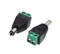 5PCS 12V 2.1 x 5.5mm DC Power Male Plug Jack Adapter Connector Plug 5.5*2.5mm The socket