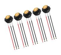 5pcs 12V 20A LED Light Round Switches With Wiring Marine Toggle For Automotive & Electronics Projects Home Appliance