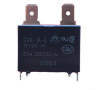 5PCS 12V 4pin 20A Power Relay G4A1AE12VDC Compact Size for Easy Installation in Various Electronic Devices and Systems