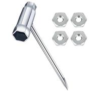 5Pcs 13 x 19 mm Chainsaw Wrench Scrench and ms170 bar nuts compatible Replace for Stihl ms170 ms180 ms250 ms290 017 018 019 020 021 023 024 025 026 028 034 Chainsaw Replacement Parts Repair Tools