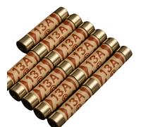 5pcs 13A Fuses, 240V Electrical Household Domestic Mains Plug Ceramic Fuses for Domestic Plugs, Ceramic Tube Cartridge Fuse for Circuit Protection (10)