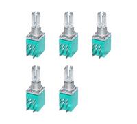 5pcs 15mm Shaft 3/6/8pins RK097 RV097NS B5K B10K B50K B100K B500K Amplifier Sealed Linear Volume Potentiometer Resistor(3PIN 10K)