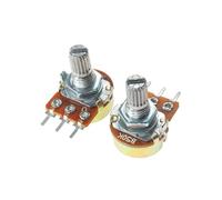5PCS 15mm WH148 Linear Potentiometer 100K-1M Ohm Variable Resistors Single Turn Rotary Carbon Film Potentiometers 3Pin(1M Ohm)