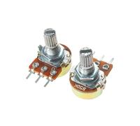 5PCS 15mm WH148 Linear Potentiometer 100K-1M Ohm Variable Resistors Single Turn Rotary Carbon Film Potentiometers 3Pin(250K OHM)