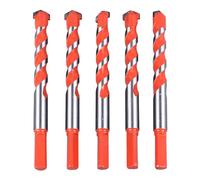 5PCS 16.2mm Twist Drill Bits, Straight Shank Cemented Carbide Drill Bit Set for Metal Wood Ceramic Tile Concrete, Compact Triangle Shank Drill Bits for DIY and Heavy Duty Use