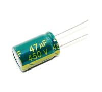 5pcs 16x25m 450v47uf 450v33uf 400v68uf 400v47uf 100v470uf 63v1000uf 35v3300uf 25v4700uf resistance capacitors(400v47uf 5pcs)
