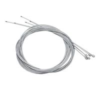 5pcs 185cm Long Universal Motorcycle Emergency Throttle Clutch Brake Cable Repair Kit Compatible for Honda Yamaha Kawasaki Suzuki Motorcycle ATV Motorcross Bicycle Scooter Bike