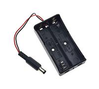 5pcs 18650 Cases 1X 2X 3X 4X 18650 Battery Holder Storage Box Case 1 2 3 4 Slot Batteries Container With Wire Lead orWith pin or DC header (18650-X2-DC)