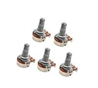 5Pcs 18mm Pots Shaft Guitar Potentiometer 25K A/B Guitar Amps Potentiometer ELectric Guitars Volumes Tone Pots Easy Use Electric Guitars Control
