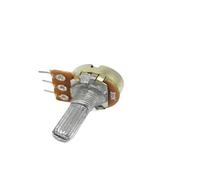 5Pcs 1K-1M Ohm Variable Resistors WH148 3Pin Single Turn Adjustment Rotary Carbon Film Taper Potentiometers 20MM Shaft,10Values(2K Ohm)