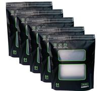 5PCS 1lb Terp Bags - 58%-62% RH 2-Way Humidity Control Resealable Bags for Curing & Storage