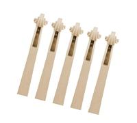 5pcs/1set 4/4 Violin Neck Select Dry Maple Wood Hand Carved DIY Violin Luthier Tools