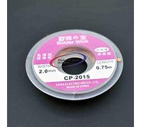 5Pcs 2.0mm CP-2015 Soldering Wire Braid 1.5m 0.75m 5FT Desoldering Pump Welding Sucker Remover (0.75M)