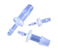 5pcs 2.4~7.9mm to 1.6~6.4mm PP Pagoda Reducing Direct Connectors Aquarium Tank Air Pump Adapter Irrigation Pipe Hose Joints(6.4x2.4mm,20 Pieces)