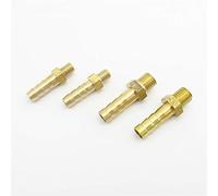 5PCS 2.5mm 3mm 4mm 5mm 6mm 8mm 10mm OD Hose Barb, Metric Male Thread Brass Pipe Fitting Coupler Connector Adapter(M8x1-4mm)
