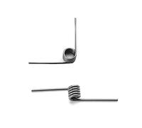 5pcs 2.5mm Wire Diameter Torsion Spring 90/180 Degree Spring, 2.5x13x45mm, 180 Degree