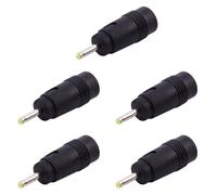 5pcs 2.5mm X 0.7mm Male Plug to 5.5mm X 2.1mm Female Jack DC Power Adapter