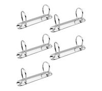 5PCS 2 D-Ring Binder Mechanism, Metal Clip Ring Binder Mechanism Replacement Kit for Papers, Textbook, Documents, Student Records, 32mm Capacity