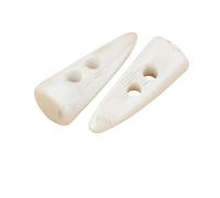 5pcs 2 Hole Resin Horn Buckle Button Sewing Craft DIY Accessory Compatible with Clothing Coat Blazer Sweater Bag Box-Ivory-30mm