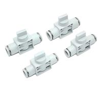 5pcs 2-Position 3-Way Hand Valve Set - PHV6A, PHV8A, PHV10A, PHV12A - Intubation Pressure Relief Valve for Fluid Control(PHV6A)