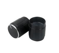 5PCS 20 Position 360 Degree Rotary Encoder EC11 w Push Button 5Pin Handle Long 15/20MM With A Built In Switch(Black cap)