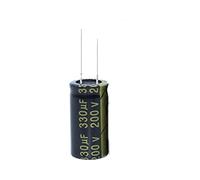 5pcs 200V330UF 200V 330UF 18 * 35 Low ESR/impedance High Frequency Aluminum Electrolytic Capacitor 200V 330UF 18 * 35MM Electronic devices