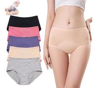 5Pcs 2025 New Ever Dry Leakproof Ladies Underwear Leakproof Panties for Women Over 60 70