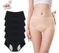 5Pcs 2025 New Ever Dry Leakproof Ladies Underwear Leakproof Panties for Women Over 60 70 (5Pcs-E,S)