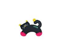 5pcs 20cm Animal Big Cute Towel Embroidery Cartoon Cat Dog Cloth Patch Bag Accessories DIY Patches for Clothes Sewing Appliques(Black Kitten-Patch)