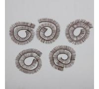 5PCS 20cm Realistic Nylon Doll Eyelashes Set Customizable Length Life Like Eyelash for Doll Makeover Makeup Project Accessories