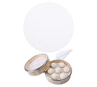 5pcs 20cm Silicone Steamer Mesh Mat, Round Liners for Dumplings Buns, Non-Stick Dim Sum Mesh, Reusable Food-Grade Silicone for Home Kitchen Steamed Dishes