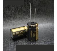 5Pcs/20Pcs 50V220uF 16X25mm Audiophile Audio Electrolytic Capacitors(5Pcs)