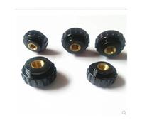 5pcs 22 M4 M5 M6 M8 Plastic Round Knurled Plum Bakelite Hand Tighten Nuts Knob Thumb Nut(M8 5PCS)