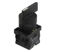 5Pcs 22mm Latching 2 NO Long Handle 3-Position Rotary Selector Switch ZB2-EJ33